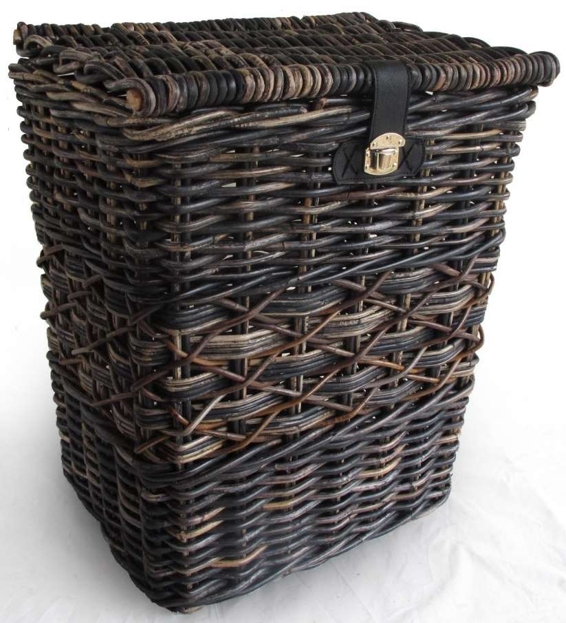 rattan basket with lid